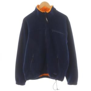 WINDBLOC SERIES フリースジャケット ジップアップ オレンジ 紺 ネイビー /AN43