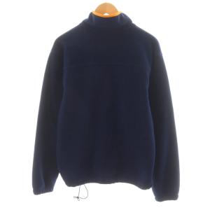 L.L.BEAN WINDBLOC SERIES フリースジャケット ジップアップ オレンジ 紺 ネイビー /AN43