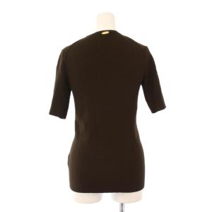 MUSE de Deuxieme Classe Diner B RIB ダイナーBリブTシャツ 半袖 クルーネック ストレッチ ワンカラー F 茶 ブラウン