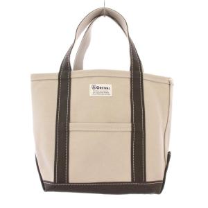 Tote Bag Small トートバッグ ハンドバッグ キャンバス ロゴ バイカラー グレー /BB