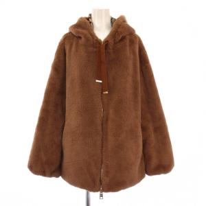 フェイクファージャケット 42 ブラウン