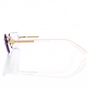 VERSACE サングラス 眼鏡 アイウェア リムレス スクエア カラーレンズ ピンク X81 /KU