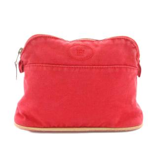 ボリード ミニミニ ポーチ 化粧ポーチ キャンバス 赤 レッド /YT OH