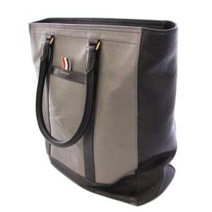 THOM BROWNE トートバッグ ブラック グレー