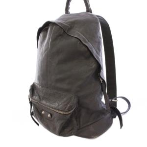 BALENCIAGA クラシックバックパック チャコールグレー 435315