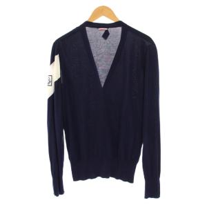 MONCLER GAMME BLEU ニットカーディガン M ネイビー
