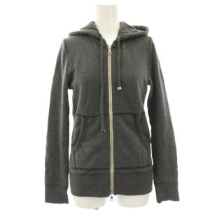 コットンジップパーカー スウェット 長袖 XS グレー 211090386-1071 /HN