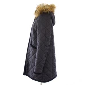 LAVENHAM green label relaxing別注 SYLEHAM FUR キルティングコート 中綿 アウター