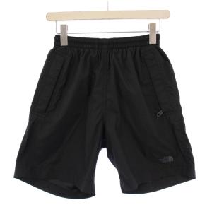 ショートパンツ イージー ウエストゴム ストレッチ ロゴ M 黒 ブラック /BB