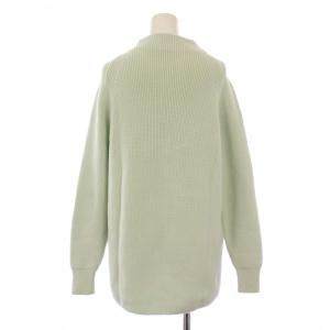 theory luxe 22AW DENEB BRIT ニット セーター 長袖 ハイネック ウール 38 グリーン 03-2401705