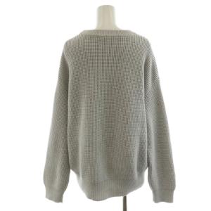 theory luxe 21AW NORWICH PAULA ニット セーター 長袖 絹 シルク混 38 グレー 1301716