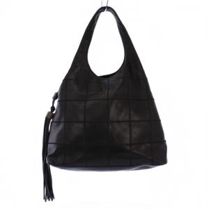 チョコバー トートバッグ タッセル ココマーク レザー ブラック 8番台