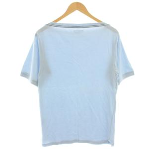 FUMIKA_UCHIDA Tシャツ カットソー ボートネック 半袖 M 水色 ライトブルー FU-J-CT001 /HN