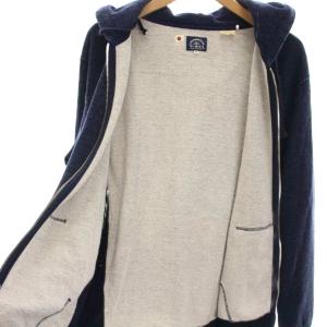 LOOPWHEELER リーバイス Levi's ジップアップ パーカー スウェット 長袖 M 紺 ネイビー /YM