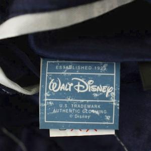 Disney リバーシブル スカジャン ベロア ミッキー ブルゾン L 黒 ネイビー DY065SK02 /G