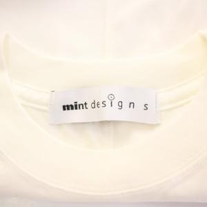 mintdesigns AIRSHIP EMBROIDERY T-SHIRT エアーシップエンブロイダリーTシャツ 半袖 クルーネック