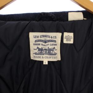 Levi's 中綿ジャケット デニム L ネイビー