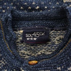 45R ノルディックジャカードの908ヘンリー ニット 3 ネイビー 81280174