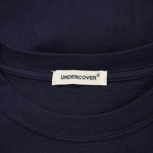 UNDERCOVER グラフィック Tシャツ 半袖 クルーネック ロゴ プリント 3 紺 ネイビー UP1E9801-1 /BB