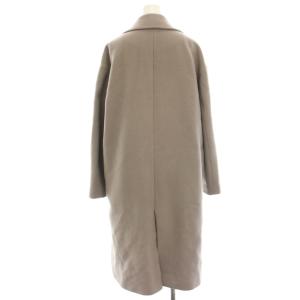 allureville ダブルブレストコート Pコート ピーコート ウール ロング 2 グレージュ 202020-17-180-91-020