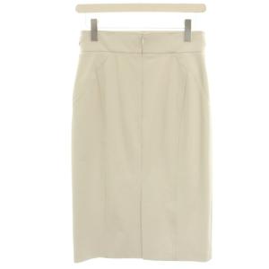 PINKY&DIANNE クロスウエストスカート タイトスカート ひざ丈 38 ライトベージュ 031-3120581 /HN