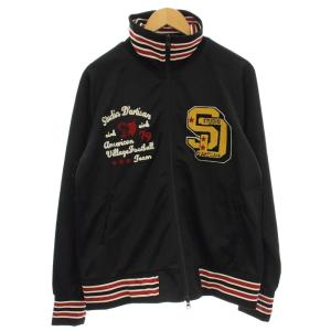 AMERICAN FOOTBALL トラックジャケット ジャージ 刺繍 L 黒 ブラック 9542 /G