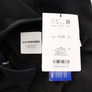 and wander Tech LS shirt テックロングスリーブシャツ カジュアル 長袖 レギュラーカラー ストレッチ