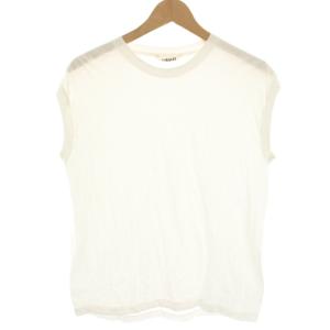 SEAMLESS CREW NECK SLEEVELESS Tシャツ カットソー フレンチスリーブ 1