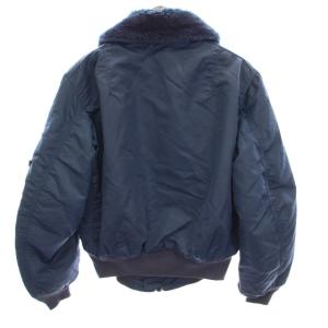 ALPHA INDUSTRIES VINTAGE B-15C フライトジャケット ナイロン ジップアップ アウター M 紺 ネイビー /YM