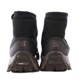 Salomon SNOWCLOG MID スノークロッグミッドブーツ ショート 厚底 ロゴ US6.5 23.5cm 黒