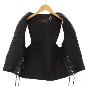 Schott DUROJAC BY SCHOTT レザーベスト ジレ レースアップ M ブラック 2184 /TK