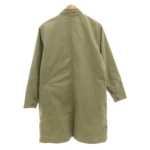 LEE NANO universe カーコート ステンカラー M フロントフライ ロング丈 カーキ /AE