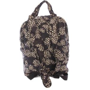 MARC by MARC JACOBS リュックサック バックパック ナイロン 総柄 ロゴ 黒 ブラック ベージュ /BB