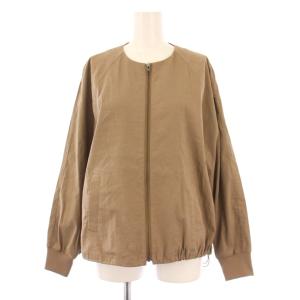 ECO CRUNCH WASH KELIN IN ブルゾン ノーカラージャケット アウター ジップアップ