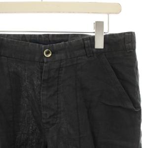 INCOTEX テーパードパンツ スラックス 麻 リネン 46 グレー /HN