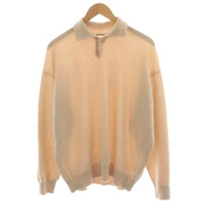21AW BABY CASHMERE KNIT POLO カシミヤ 5 ベージュ