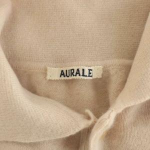 AURALEE 21AW BABY CASHMERE KNIT POLO カシミヤ 5 ベージュ
