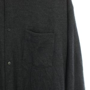 Graphpaper 24AW Wool Smooth Flannel shirt