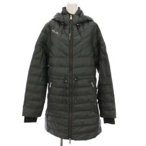 ダウンコート ロング ジップアップ アウター S/P カーキ /YM