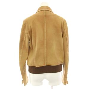 RALPH LAUREN ラムレザージャケット ブルゾン アウター M 茶 ブラウン WMBLJKTS5S00051 /YT