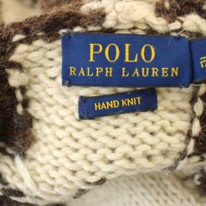 POLO RALPH LAUREN ニット ダッフルコート L ブラウン