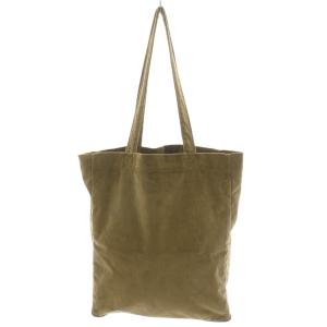 A.P.C. トートバッグ ハンドバッグ ショルダーバッグ ロゴ 刺繍 コーデュロイ 茶 ブラウン /AN4