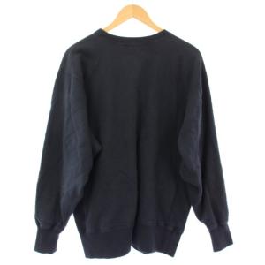 CIOTA スビンコットン吊り裏毛起毛クルーネック スウェットシャツ トレーナー 長袖 6 紺 CSLM-110M