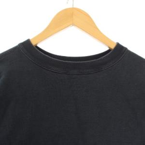 CIOTA スビンコットン吊り裏毛起毛クルーネック スウェットシャツ トレーナー 長袖 6 紺 CSLM-110M