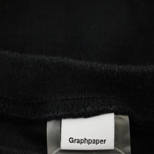 Graphpaper PRE FOOTBALL TEE Tシャツ フットボール ロンT 長袖 F 黒 ブラック 再構築 /G