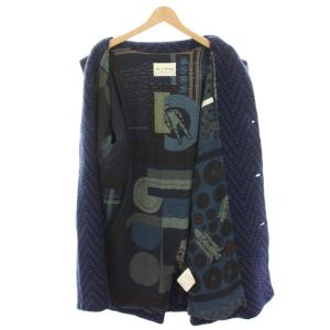 ETRO チェスターコート L ネイビー 172-1M726-9633