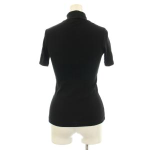 Y's ヨウジヤマモト カットソー Tシャツ 半袖 タートルネック コットン 3 黒 ブラック YA-T12-098