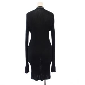 CHANEL ニットカーディガン ライオンボタン ココマーク 38 ブラック P37895K02547