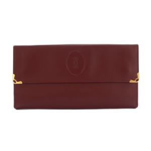 マストライン 長財布 がま口 レザー ボルドー 赤茶 /YM OH