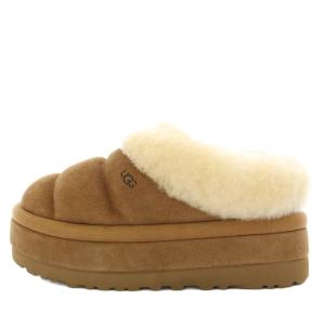 UGG タズリータ Tazzlita ムートン スリッポン 厚底 US7 ベージュ チェスナット 1146390